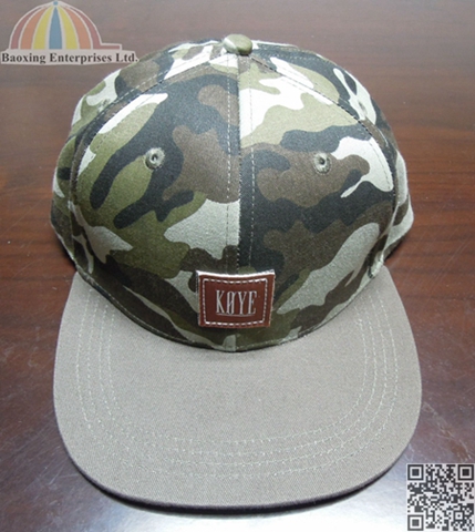 hip hop style camouflage baseball cap