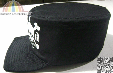 custom logoed military cap flat top cap